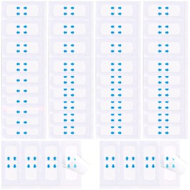 DC,CLISENCE 100pcs Invisible Face Lifting Tapes, Waterproof Instant Face Lift Stickers, Breathable Facial Lift Tapes for Eye, Neck Wrinkles, Makeup Facelift Tape for Sagging Skin, Double Chins