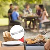 Stainless Steel Griddle Spatula Holder Durable Space Saving Griddle Rack
