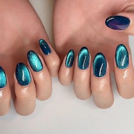 Handmade Nail Tip, 3D, Korean Popular, Strawberry, 5d Nail Art, False Nail Design, 24 Pieces, Popular, Cute, Simple, Fashion, Party, Daily Life, Bride Nails, Glossy False Nails