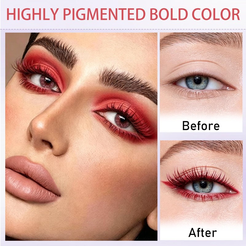 Red 5D Volume Length Mascara and High Pigmented Eyeliner Kit