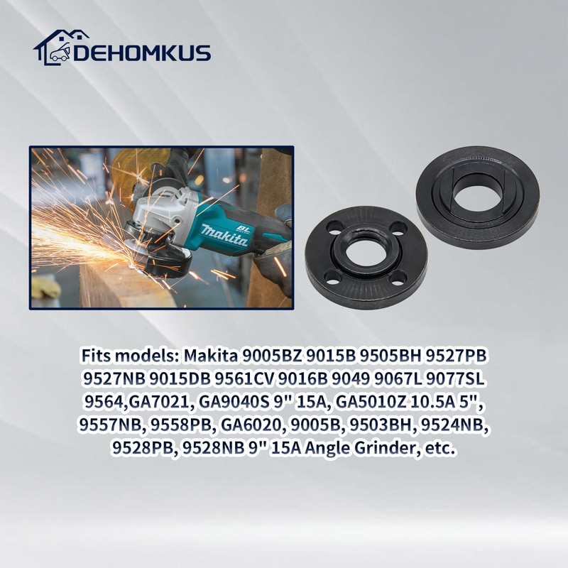 Angle Grinder Flange Nut for Dewalt Ryobi Milwaukee Makita Black