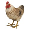 Rustic Western Country Farm Light Brown Chicken Hen Figurine 4.5"