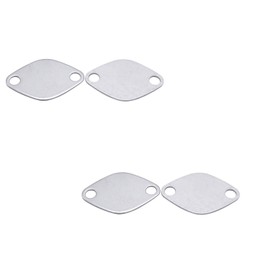 SHLPDFM EGR Valve Seal Valve Blind Block Closure Plate Valve Blank Plate for Espace Laguna Master Trafic Movano 2.2 2.5 DCI Pack of 4