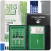 ZPU Football Coaching Board, Magnetic Football Clipboard for Coaches, Portable