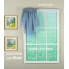 Today's Curtain Emelia Original Voile Fan Insert, Wedge Blue, 30"