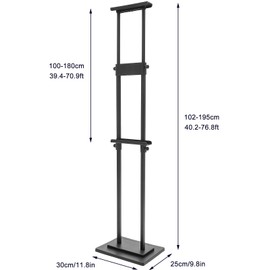 Vintoro Sign Stand Poster Stand,Open Frame Floor Standing,Advertising Stand,Vertical & Horizontal View,Pedestal Poster Stand, Adjustable Height, Indoor/Outdoor Standing Display Sign Holders