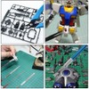 BXQINLENX Professional 15 PCS Model Tools Kit Modeler Basic Tools