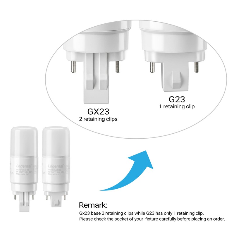 Silverlite 5w(13w CFL Equivalent) LED Stick PL Bulb GX23-2 Pin