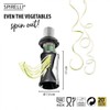 GEFU Spirelli 2.0 spiral cutter, spaghetti cutter with remover holder.,