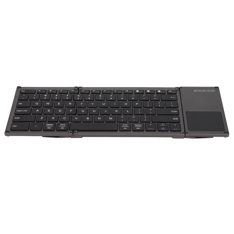 Wireless Keyboard 78 Keys Ultra Thin Folding Design Keyboard with