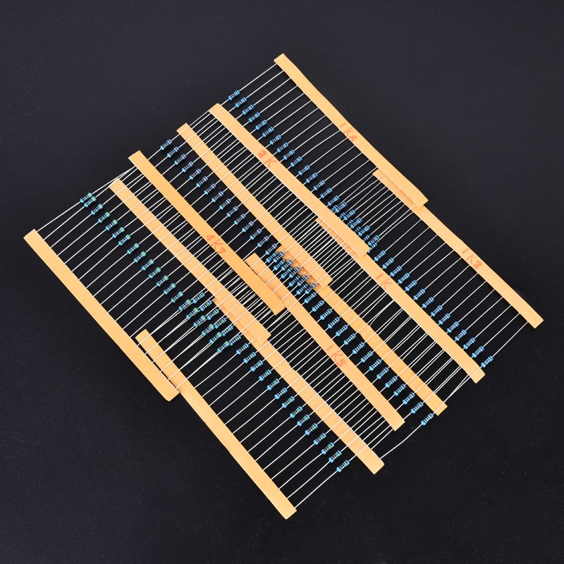 2600Pcs Metal Film Resistors Assortment Kits Set Durable Electronic Components