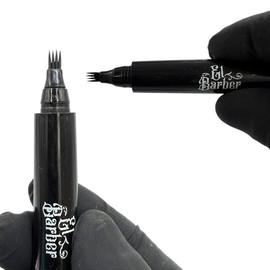 El Barber Beard & Eyebrow Pencil Filler Makeup Blend:_Black