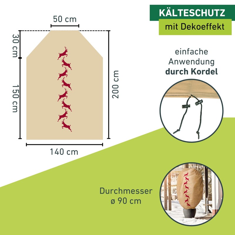 Windhager Protect Decorative Fleece Winter Cover