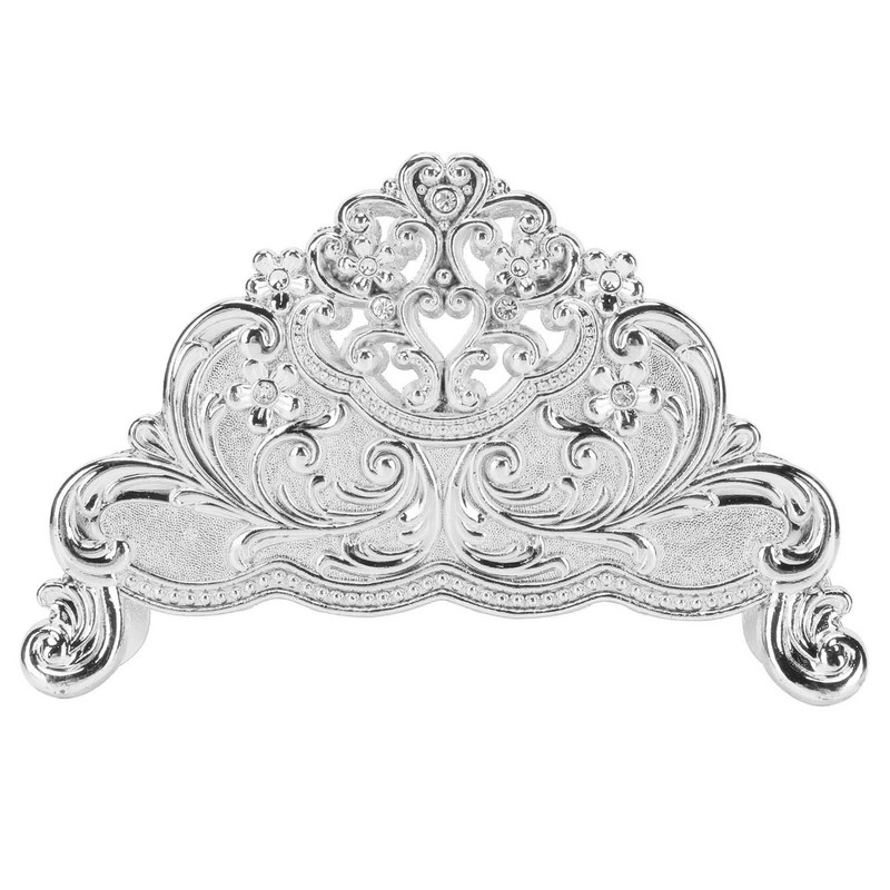 Napkin Holder European Style Metal Hollow Flower Pattern Paper Tissue