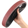 STEBRUAM Sanding Belt 40 x 760 mm,10PCS 80 Grit