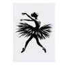 'Ballet Dancer' Temporary Tattoo - Water Resistant, Skin-Safe, Non-Toxic Transfer