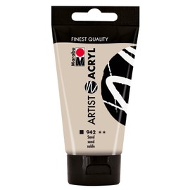 Marabu 122002942 – Artist Acrilico, 75 ML, Sabbia