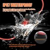JAMHER DC 12V-24V Waterproof Inline Switch IP65 DPST Dual Side