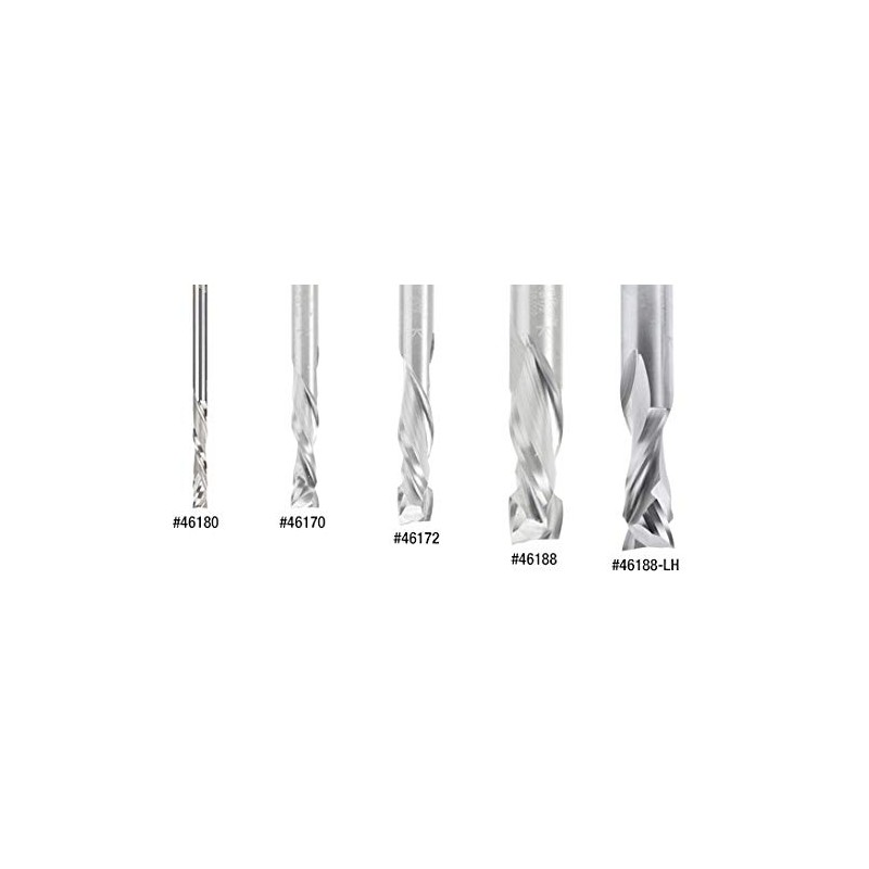 Amana Tool 46176 - Espiral de compresión de carburo sólido