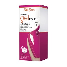 Sally Hansen Salon Pro Gel Nail Polish Lacquer, Back to the Fuchsia, 0.24 Fl. Oz.