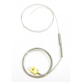 MN Measurement Instruments Flexible Ultra Thin 1 mm Stainless Steel K-type Thermocouple Class 1 Probe 3 ft