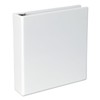 Economy D-Ring Vinyl View Binder, 2-Inch Capacity, White