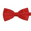 Bwerfuet Classic Bow Tie Adjustable Neck Bow Tie Solid Color
