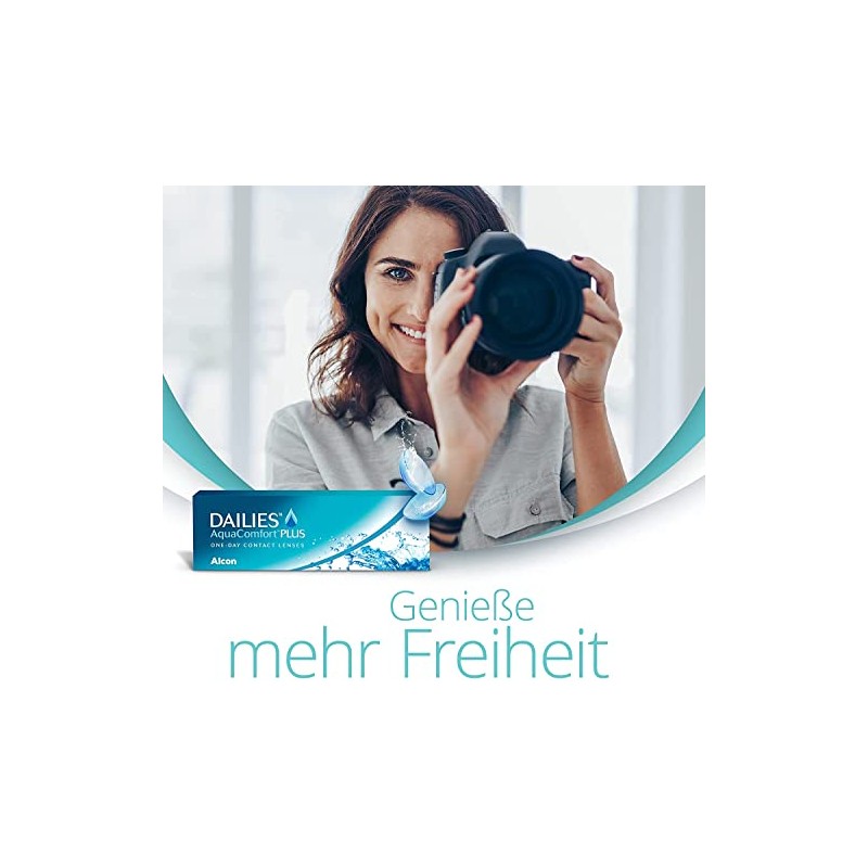Dailies AquaComfort Plus Tageslinsen weich | 30 Stück | BC