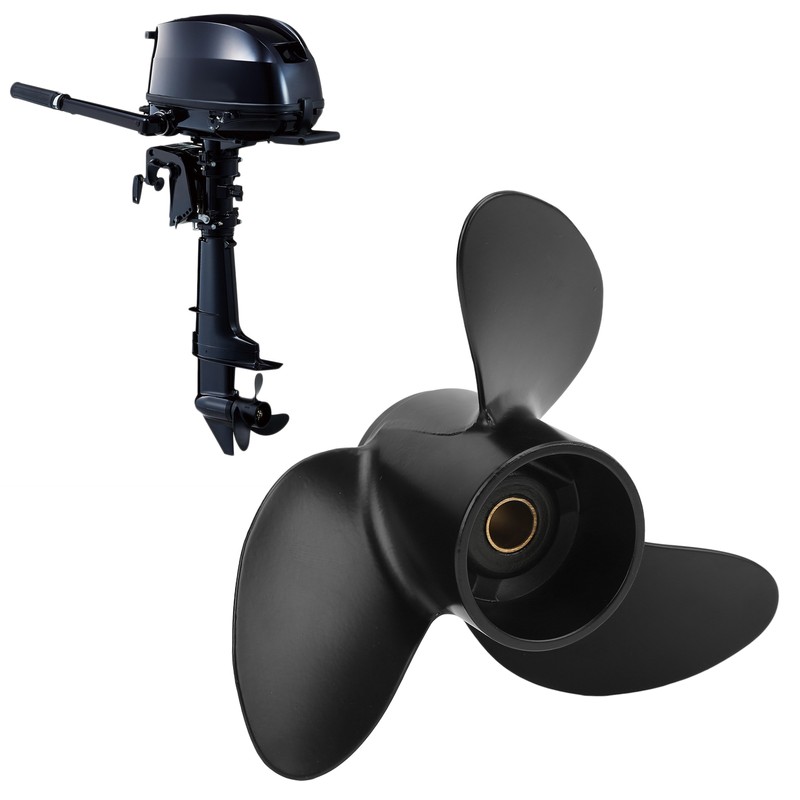 Marine Outboard Propeller 3 Blades 7.8x8in 12 Tooth RH Rotation