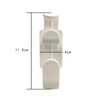 Pack of 2 White Plastic Hose Holders, Non-Slip Hose Organisers