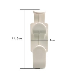 Pack of 2 White Plastic Hose Holders, Non-Slip Hose Organisers for Pipe Leaks and Tangles, Practical Hose Hanger for Household and Garden