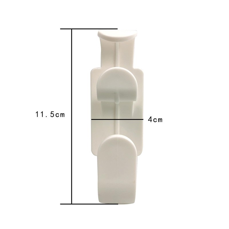 Pack of 2 White Plastic Hose Holders, Non-Slip Hose Organisers