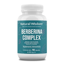 NW Berberina Complex con Vitamina E Canela Magnesio 180 Capsulas  Berberina 500 mg  Ingredientes Naturales  Gluten Free Soya Free Lacteos Free...     