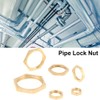 40pcs Brass Hex Lock Nuts G1/8 G1/4 G3/8 G1/2 G3/4