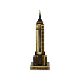SCSpecial Empire State Building Statue 18 cm New York City Souvenirs Gifts for Friends Zinc Alloy Empire State Building Figure for Home Decor