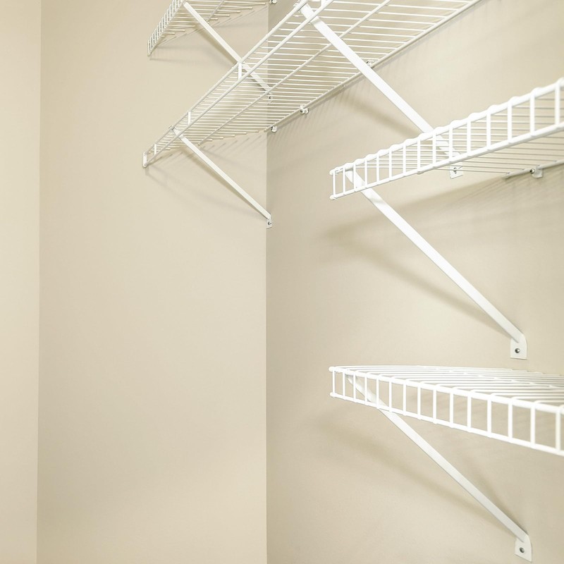 JLXCCHZJ 4 Pcs 12 Inch Heavy Duty Metal Wire Shelf
