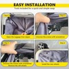NUOZE Duel Spinner Luggage Wheels Replacement for Suitcase, Wheels Parts
