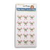 Candy Cane Gemstone Christmas Stickers - 15 Piece