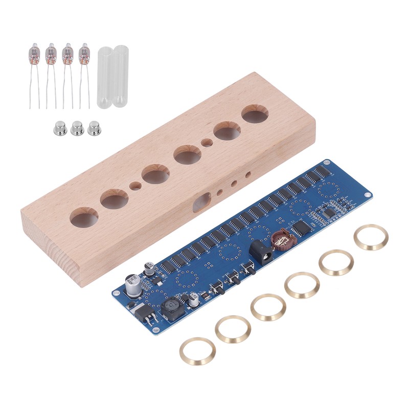 Nixie Tube Clock DIY Kit Multi Color 12 24 Hour