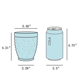 Hobnail Old Fashioned Iced Beverage Glass 10.25 oz. set of 6, Premiun Vintage Glass Set for Refreshments, Soda & Juice, Perfect for Dinner Parties, Bars & Restaurants