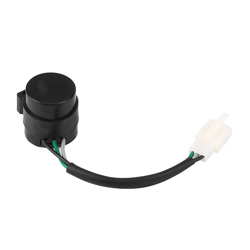 Qiilu Flasher Relay 3 Pins Round Turn Flasher Relay Blinker