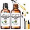 SAVILAND SAVILAND Jamaican Black Castor Oil: 100% Pure, Organic, Unrefined for Hair, Eyebrow, Face, Skin, Body & Home Care