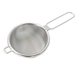 エムテートリマツ 18-8 ハイテック茶こし バラ 中 1702905 シルバー