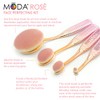 Royal Brush Moda Rose Cosmetic 4 Piece Face Make Up