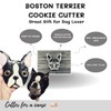 Boston Terrier Cookie Cutter and Dog Treat Cutter - Face