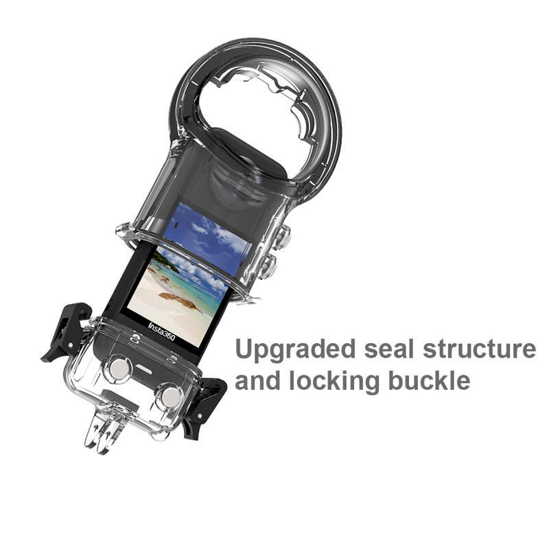Panoramic Sports Camera Dive Case Waterproof Housing Diving Protective Case
