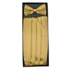 Moda Di Raza Gold Bow Tie and Cummerbund, Tuxedo Suit,