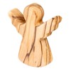 Guardian Angel Olive Wood H5 cm Lucky Charm Worry Stone