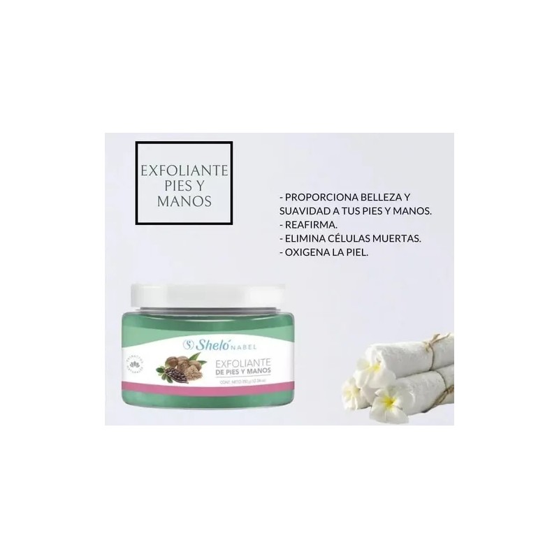 Kit Exfoliante Corporal, Crema Jabon Regenera, Shelo Nabel