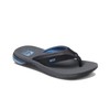 Reef mens Reef Anchor Flip Flop, Grey/Blue, 11 US